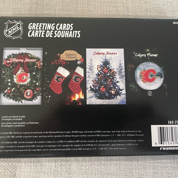 NHL Calgary Flames Christmas Cards Set of 3 Boxes - Picture 4 of 5